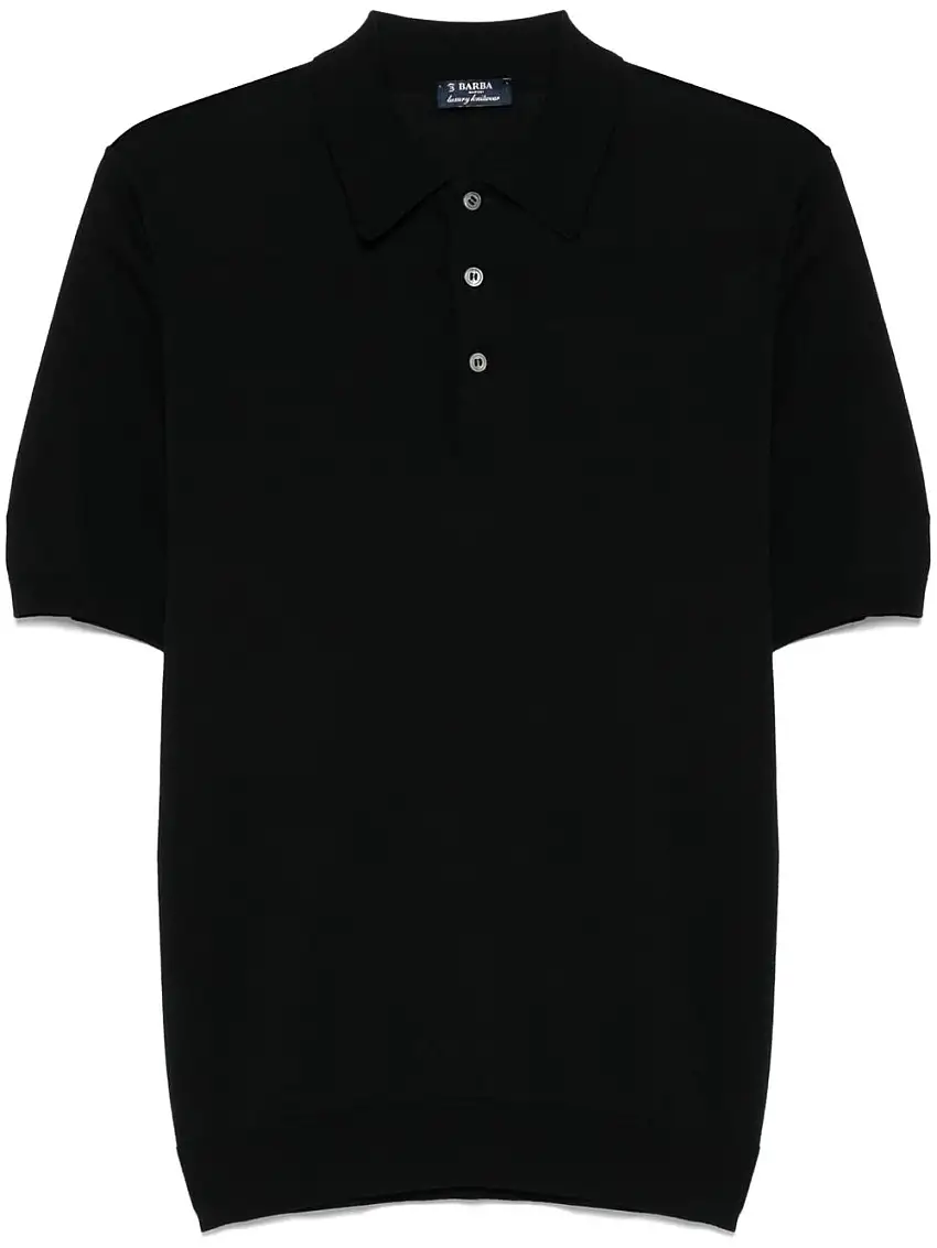 BarbaPolo in cotone con ricamo logo