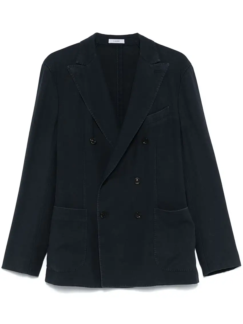 BoglioliBlazer doppiopetto con revers a lancia