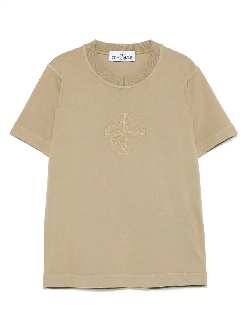 Stone Island JuniorT-shirt con ricamo