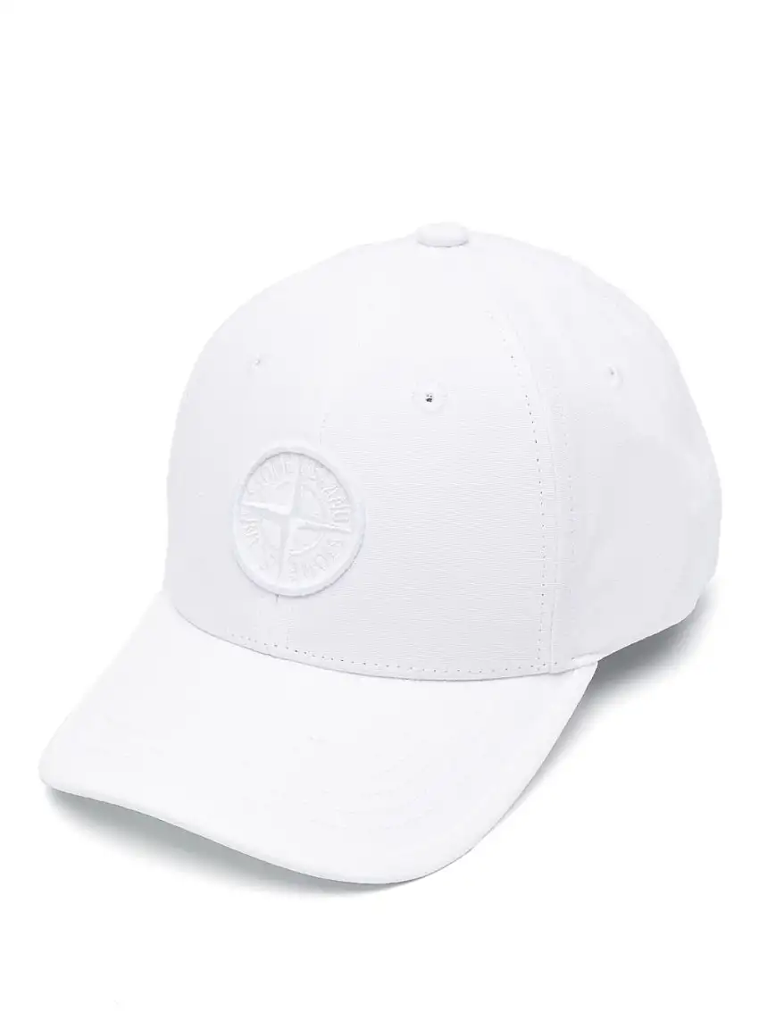 Stone Island JuniorCappello da baseball con applicazione Compass