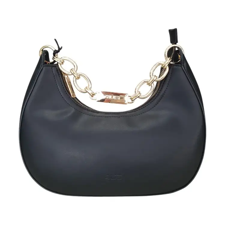Paciotti 4 US 10608 SCARLETT Borsa Donna Mezza Luna Con Catena Nero