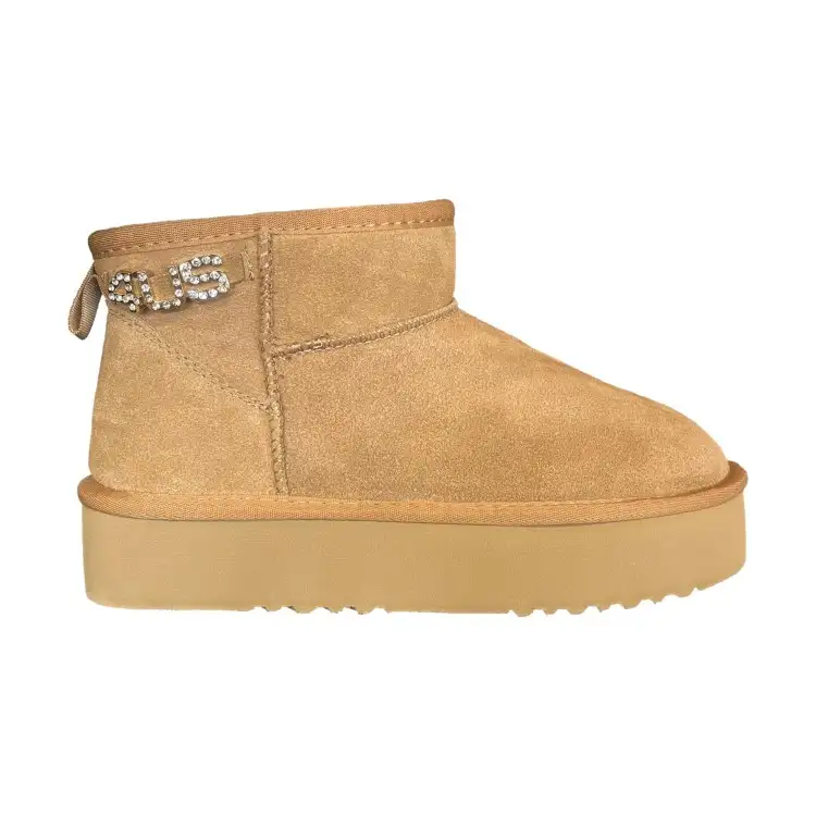 Paciotti 4US K25-64 Stivaletti Donna con Accessori Laterale Camel