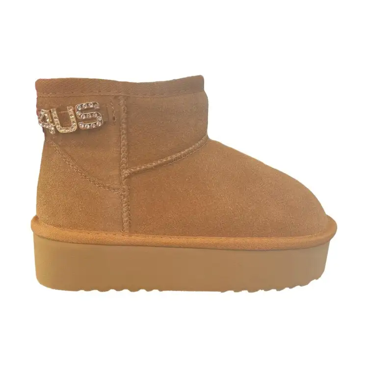 Paciotti 4US K251-64 Stivaletti Bambina con Accessori Laterale Camel