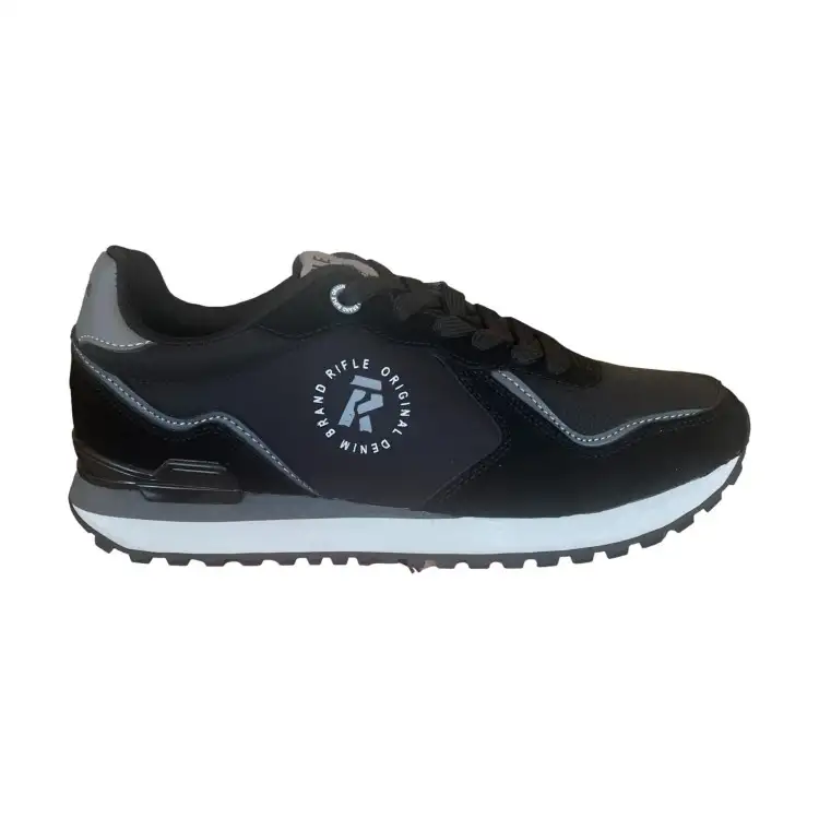 RIFLE RFM523H05 SONNY Sneakers Uomo Stringate Black