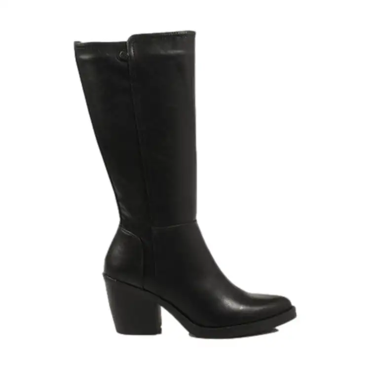 Refresh 172033 Stivale Donna Camperos Con Zip Laterale Nero