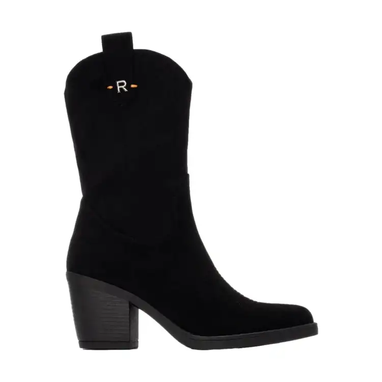 Refresh 172967 Scarpe Donna Camperos Bassi con Tacco Medio Nero