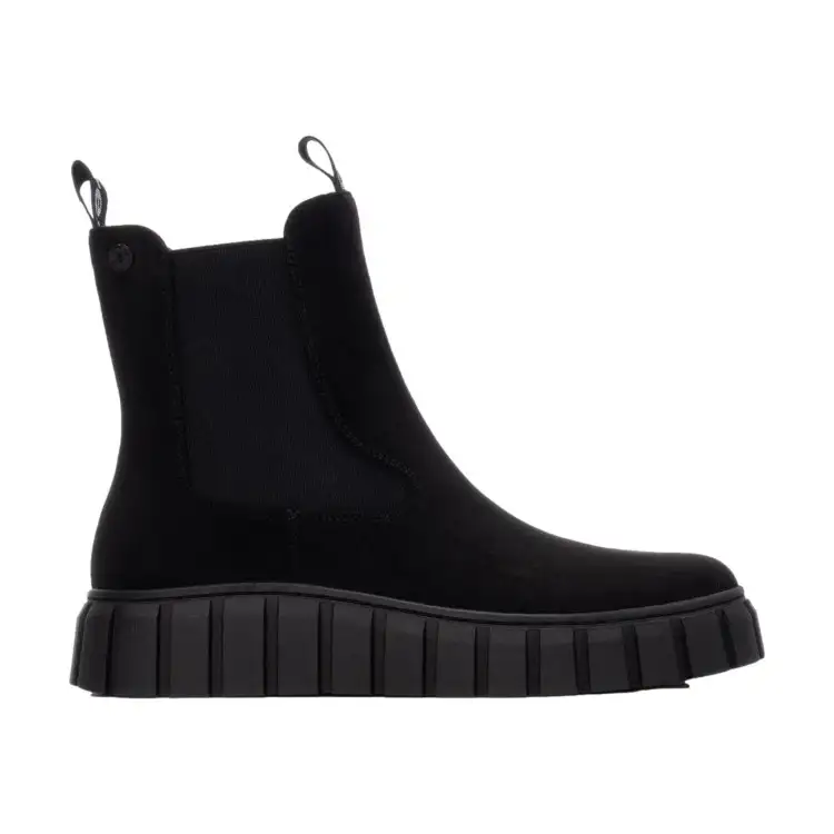 Refresh 173088 Stivaletti Donna Platform Con Zip Black