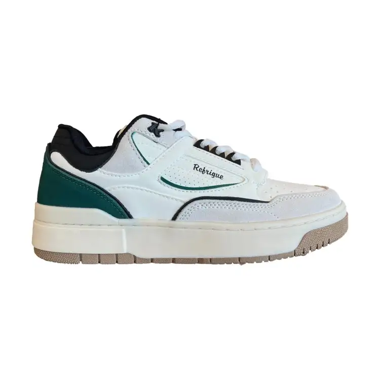 Refrigue GROUND010 Sneakers Uomo Stringate Lt Sand/Green/Black