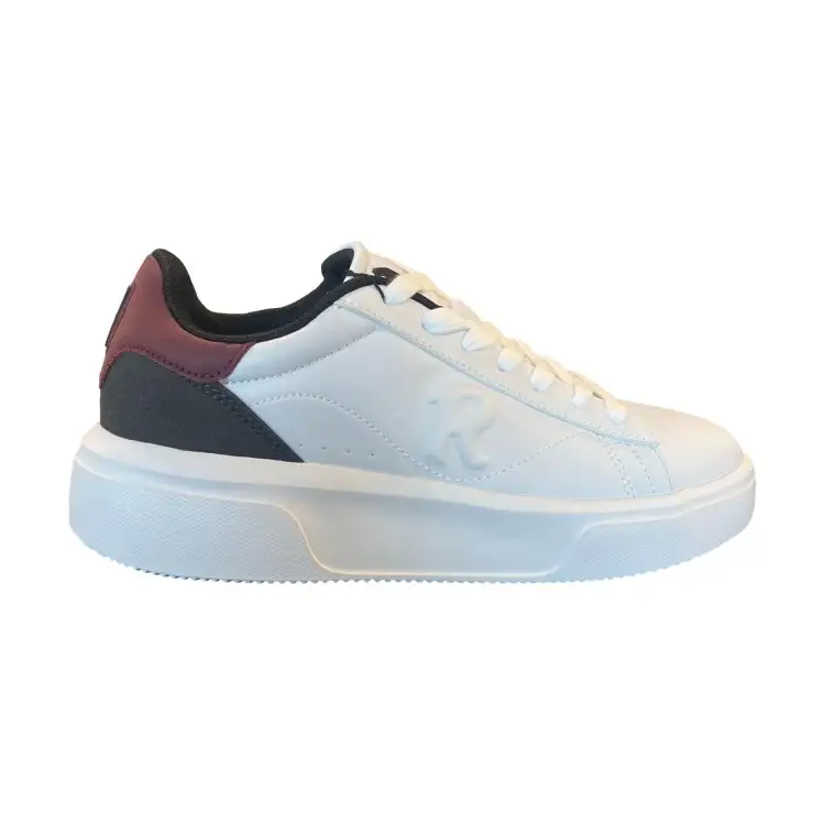Refrigue PATRICK7001 Sneakers Uomo Stringate White/Grey/Bordeaux