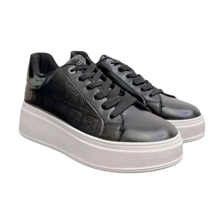 Renato Balestra  ZS06 Sneakers Donna Platform Stringate  Nero