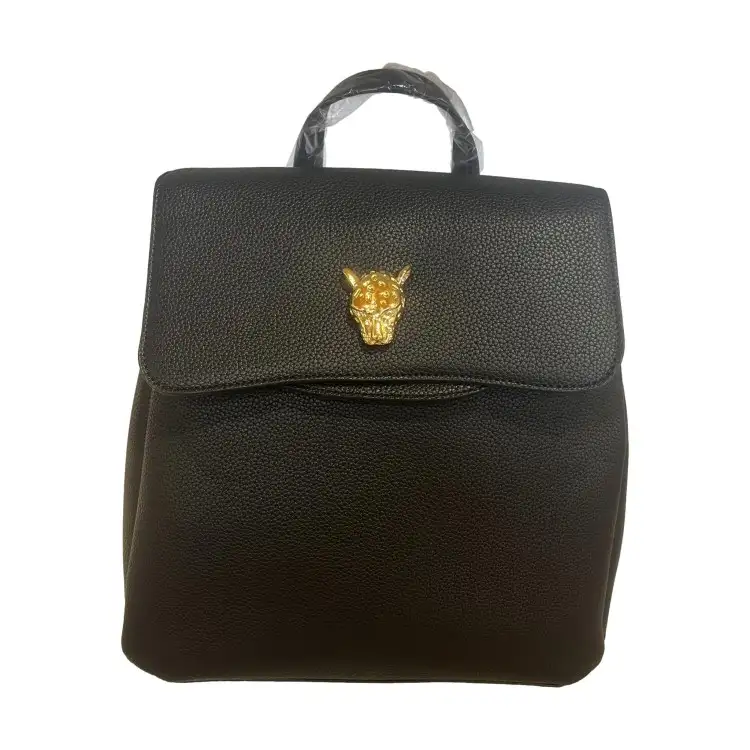 RoccoBarocco RBALS24152-4 Zaino Donna Con Accessorio Pantera Nero
