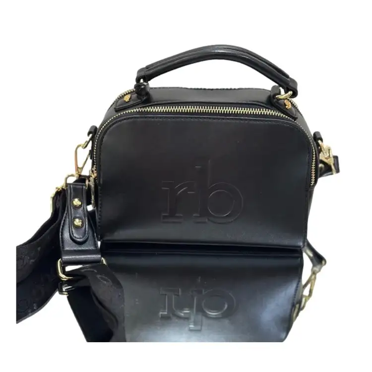 RoccoBarocco RBAY008-2 Borsa Tracolla Donna Nero