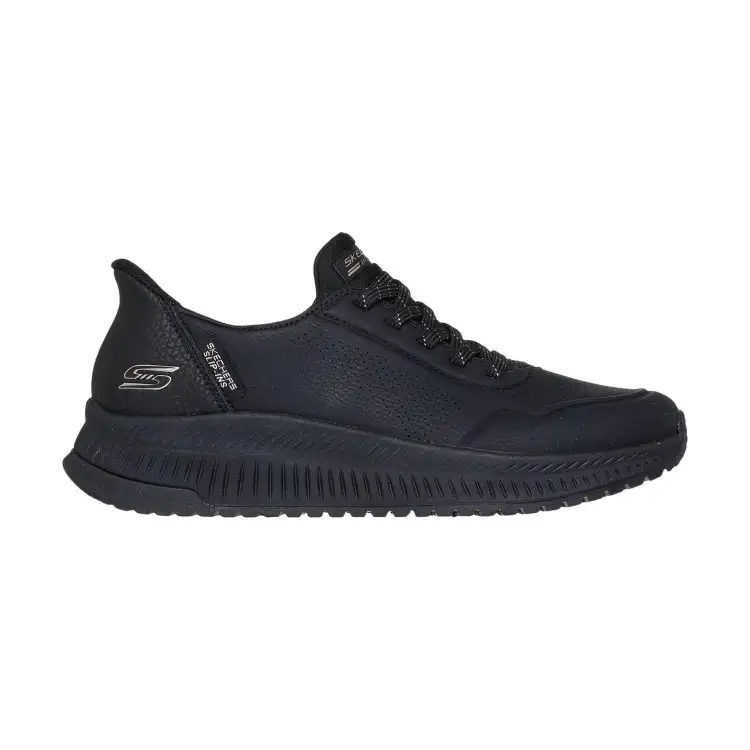 SKECHERS 117740 BOBS SQUAD 4 Key Look Sneakers Donna Stringate Black