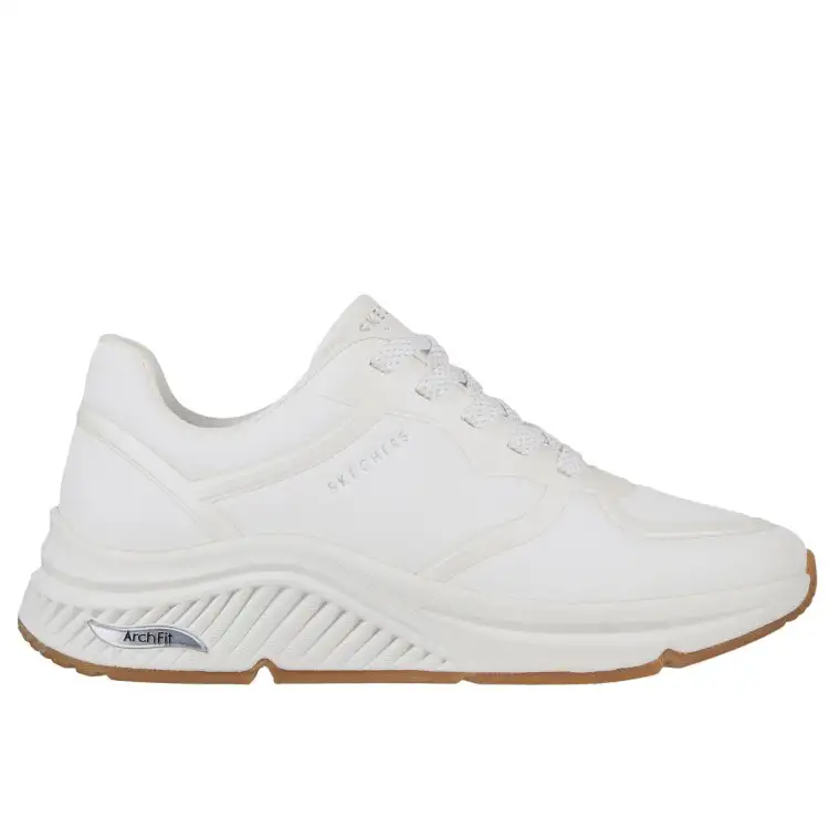 SKECHERS 155570  ARCH FIT S-MILES MILE MAKERS Sneaker Donna Stringate White