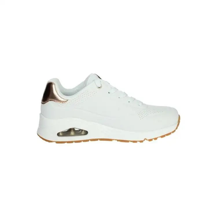 SKECHERS 177094 GOLDEN AIR Sneaker Donna Stringate White