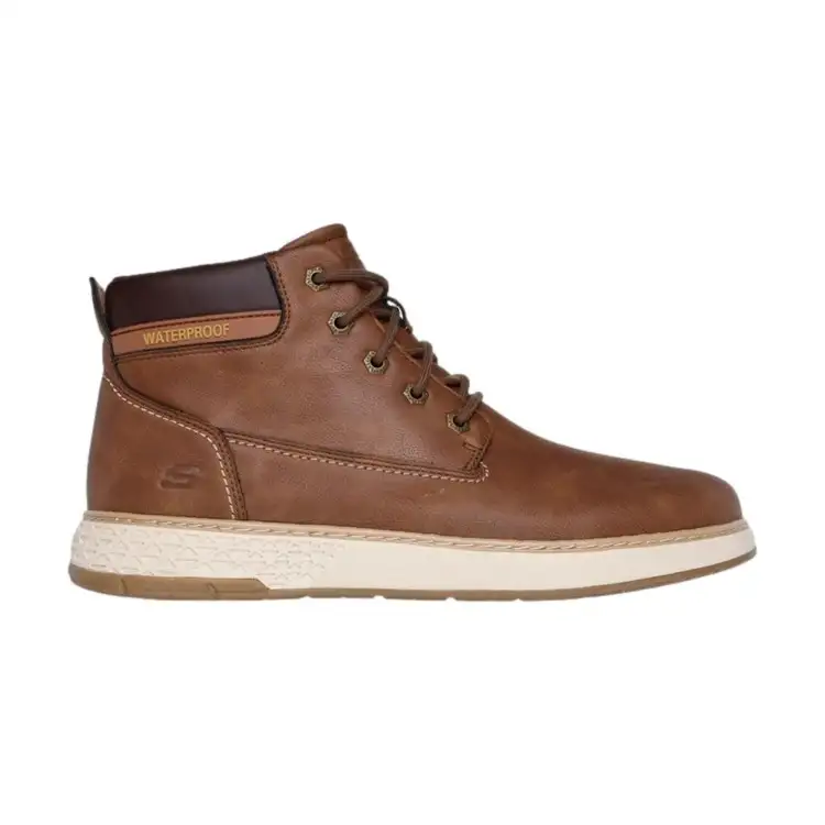 SKECHERS 205235BRN GARLAN-DENO Stivaletto Uomo Strongato Brown