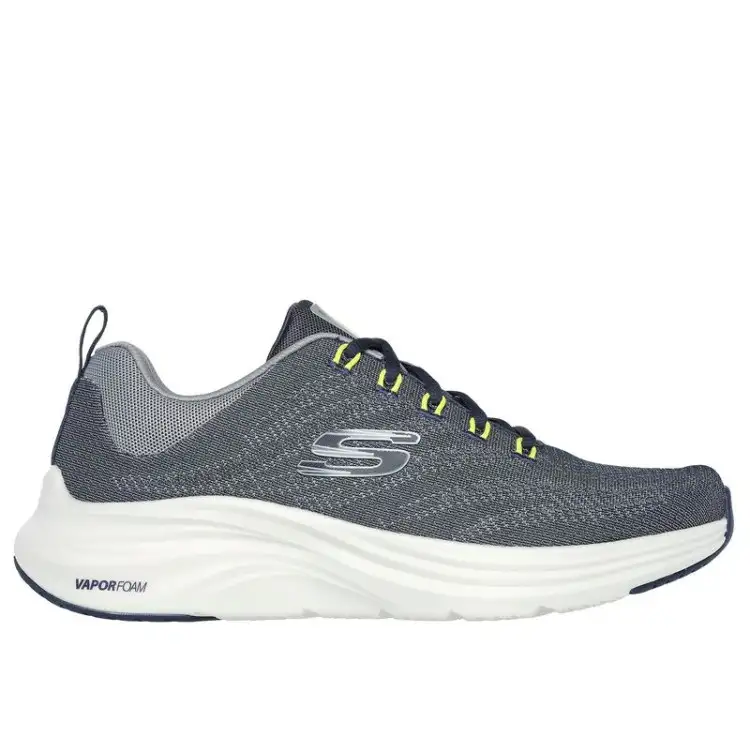 SKECHERS 232626 Vapor Foam VARIEN Scarpe Uomo Sneakers Memory Foam Blu Grigio