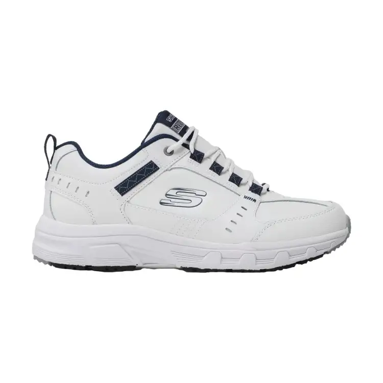 SKECHERS 51896 WNV Oak Kanyon Redwick Uomo Sneakers Air Cooled Memory Foam Bianco