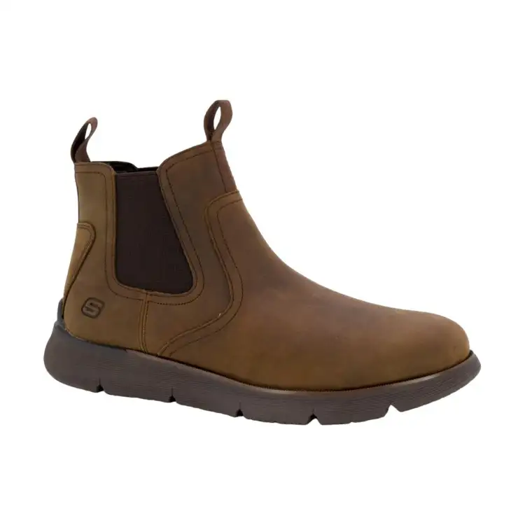 Skechers 205227 AUGUSTINO PAULO Stivaletti Uomo Chocolate