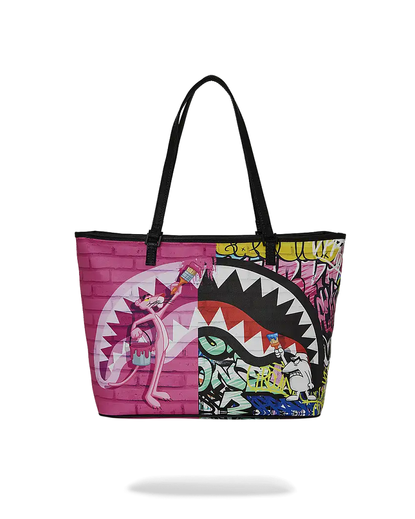 Sprayground Borsa Spalla Shopper Donna Tote Pink Panther t7886