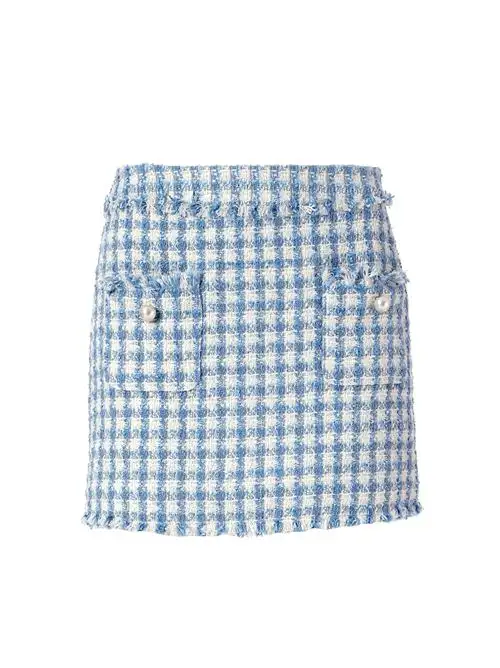 FRACOMINA  CHANEL MINI SKIRT SKYWHITE 13585380