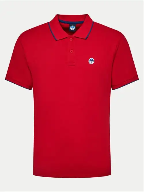 NORTH SAILS  POLO SHORT SLEEVE COLLAR W/STRIPED IN CONTRAST 23065312