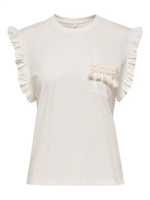 ONLY ONLFILIPPA LIFE S/S DETAIL POCKET TOPJRS 80722077