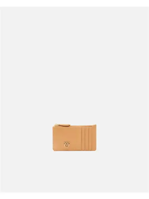 PINKO AIRONE CARDHOLDER  SHEEP NAPPA CHEVRON 45930302