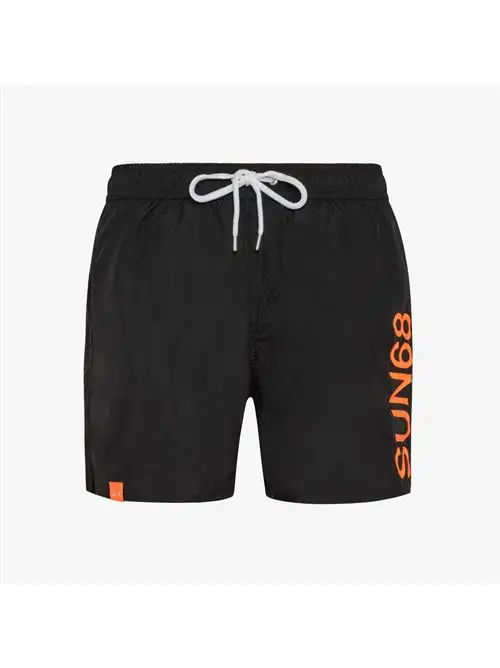 SUN68 SWIM PANT WITH MACRO LOGO ON FRONT 98910442