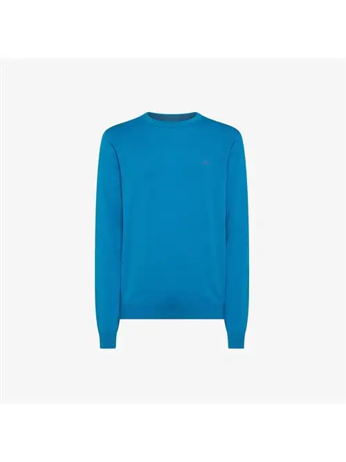 SUN68 SWEATER ELBOW CONTRAST COLOR 49325686