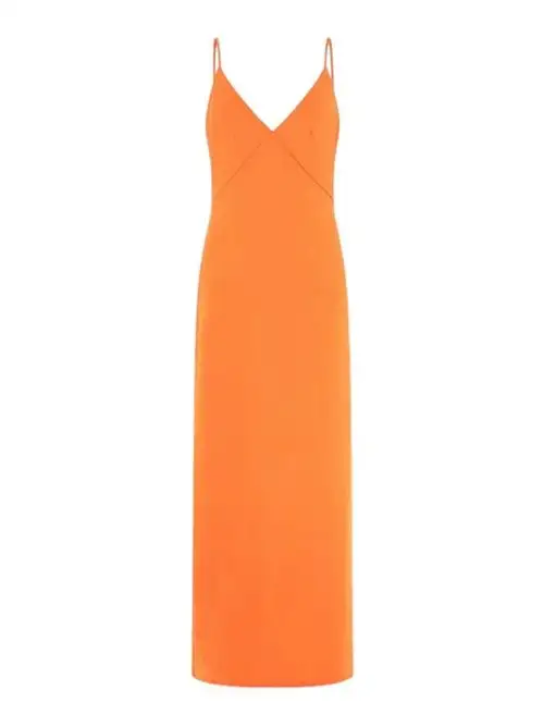 GUESS MICRO STRAPS RAMSHA LONG DRESS 71814979