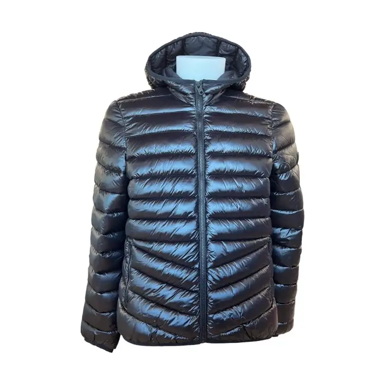 Urban Ring UR 9140001 Piumino Uomo con Cappuccio 100g Nero