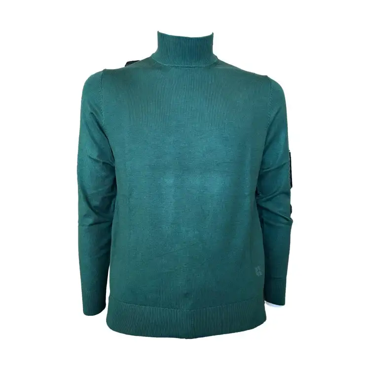 Urban Ring UR9100002 Maglioncino Uomo Mezzo Collo Viscosa Verde