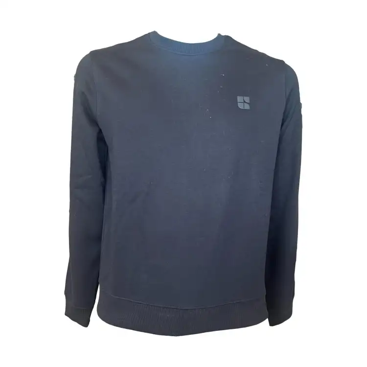 Urban Ring UR9120003 Felpa Uomo Girocollo Felpata Nero