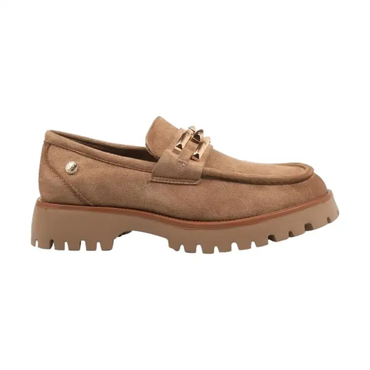 XTI 144459 Mocassino Donna Con Accessorio Beige