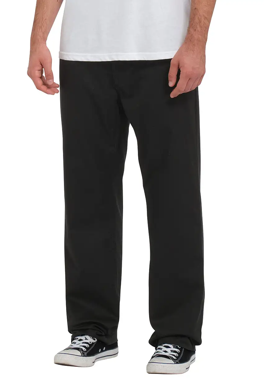 Volcom - Frickin Regular Stretch Black - Pantaloni