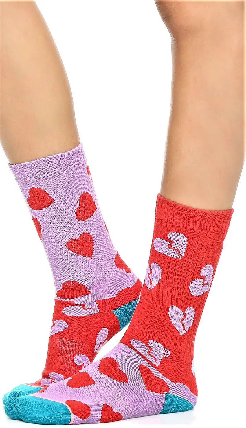 Stance Calze Everyday Rosso Donna