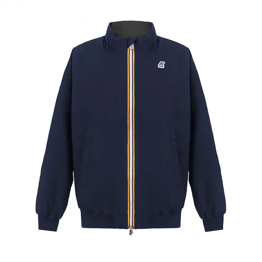 K-way Arsene Warm Double Reversibile Blu Uomo