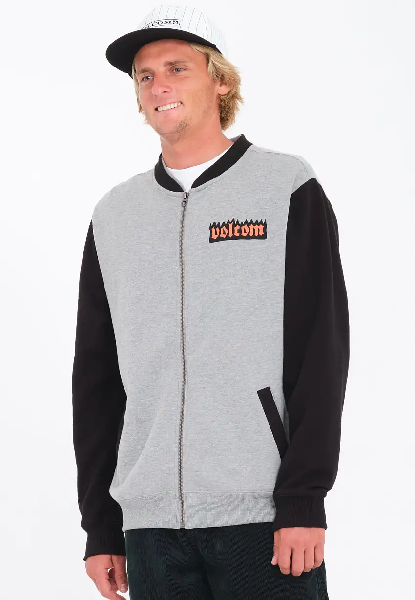 Volcom - Fa Nando Von Arb Heather Grey - Felpa con zip