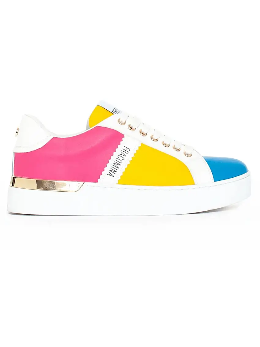 Fracomina Sneakers Basse Stringate Bianco Donna