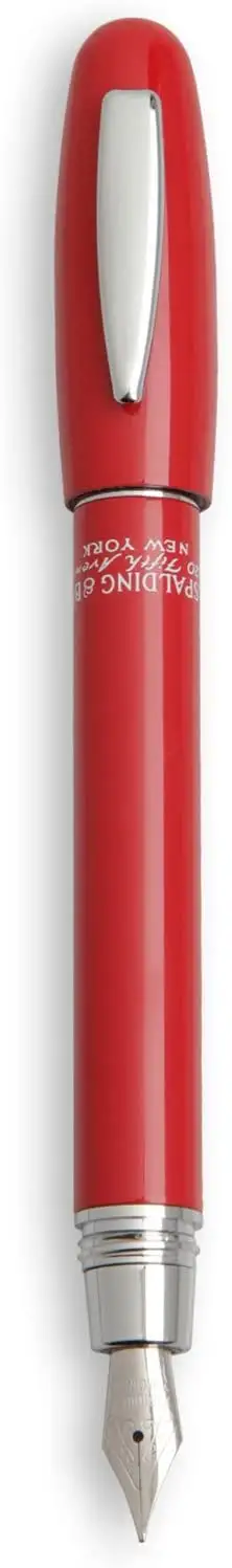Spalding & Bros A.g. Penna Stilografica Rosso Unisex