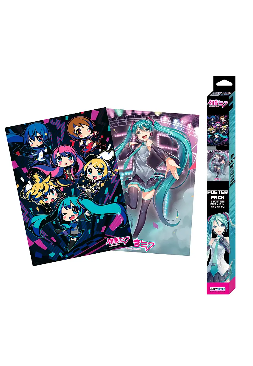 Hatsune Miku - Hatsune Miku Chibi Set - Poster