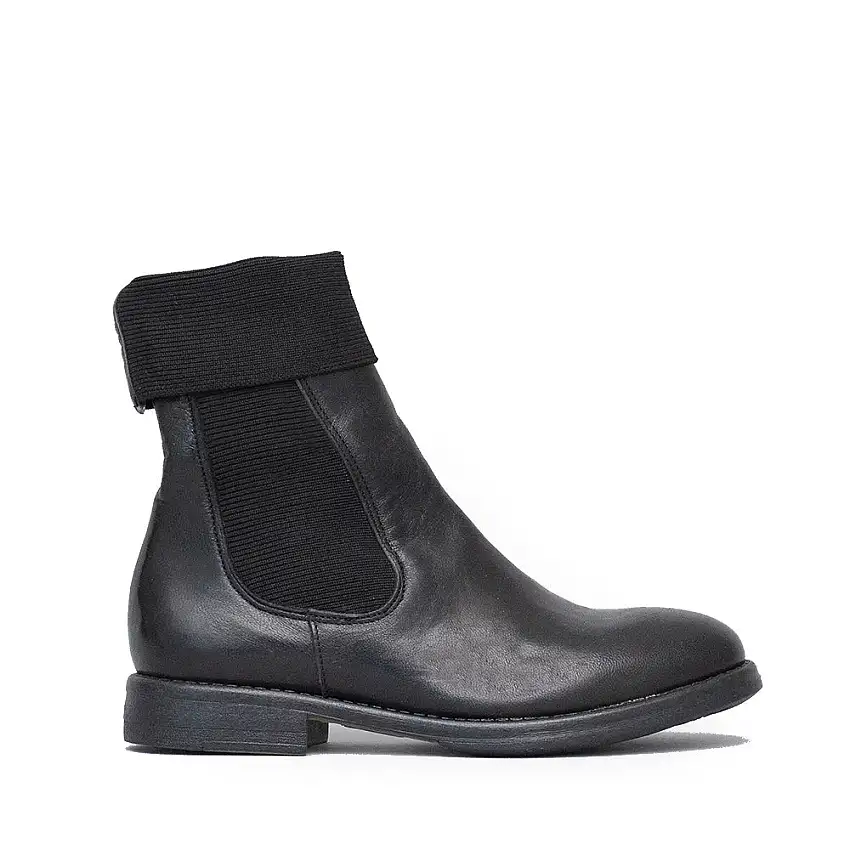 D-red Polacchino Con Elastico Nero Donna