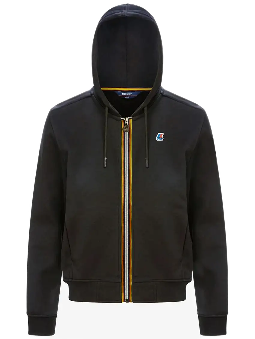 K-way Deline Giubbotto Sportivo A Felpa Nero Donna