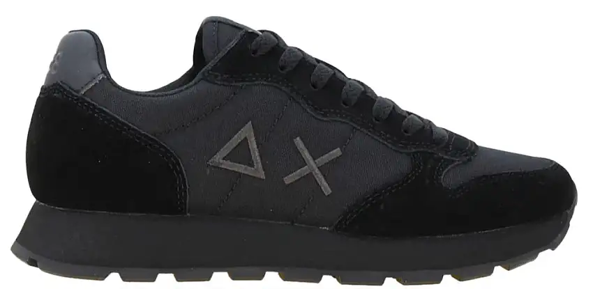 Sun68 Sneaker Casual Tom Solid Z45101 Nero Grigio Scuro Uomo