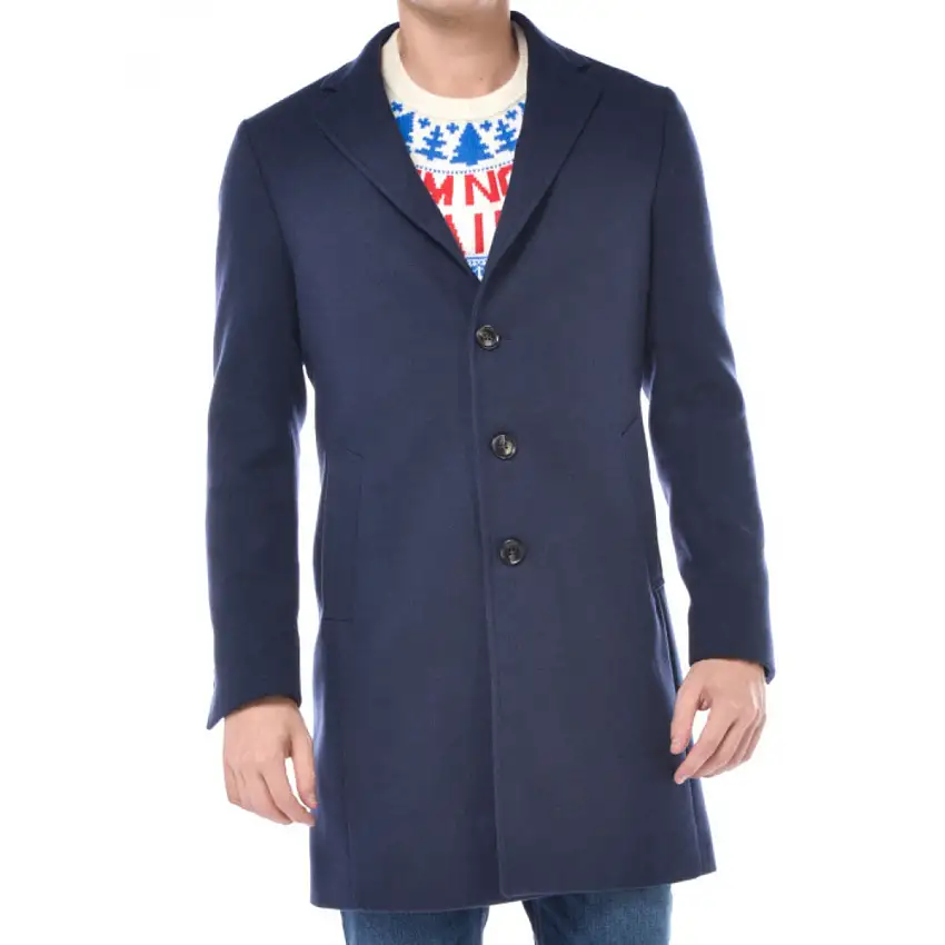 Cappotto Uomo con spacco sul retro
