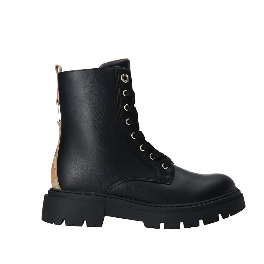 Stringato pelle geo N 2306 0289 Nero