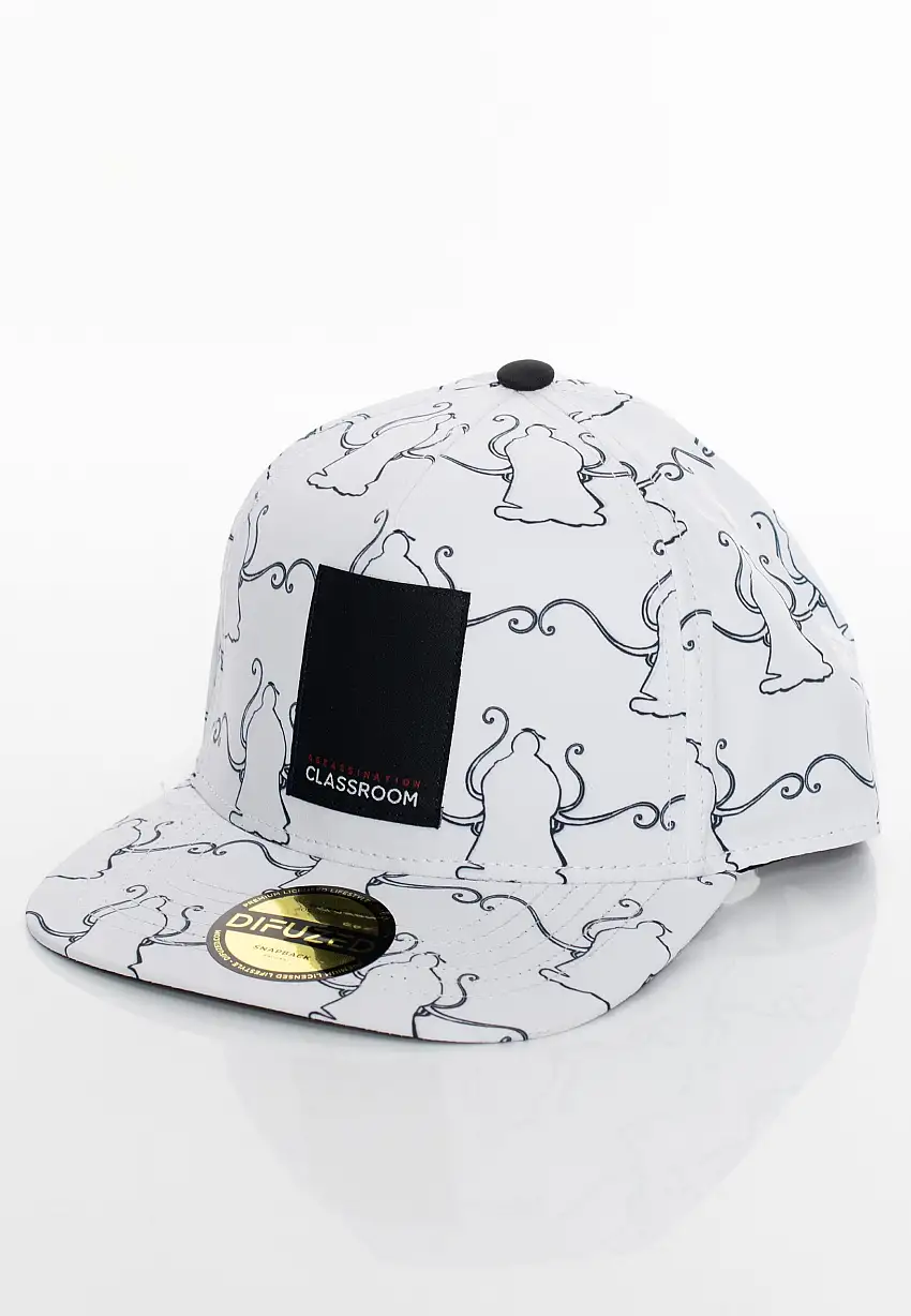 Assassination Classroom - Koro Sensei Line Art White - Cappello