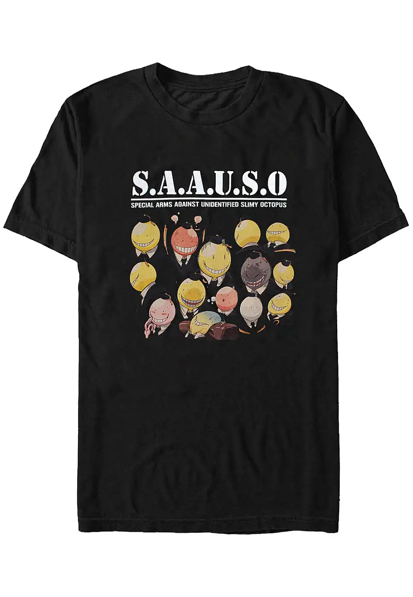 Assassination Classroom - S.A.A.U.S.O Faces - T-Shirt