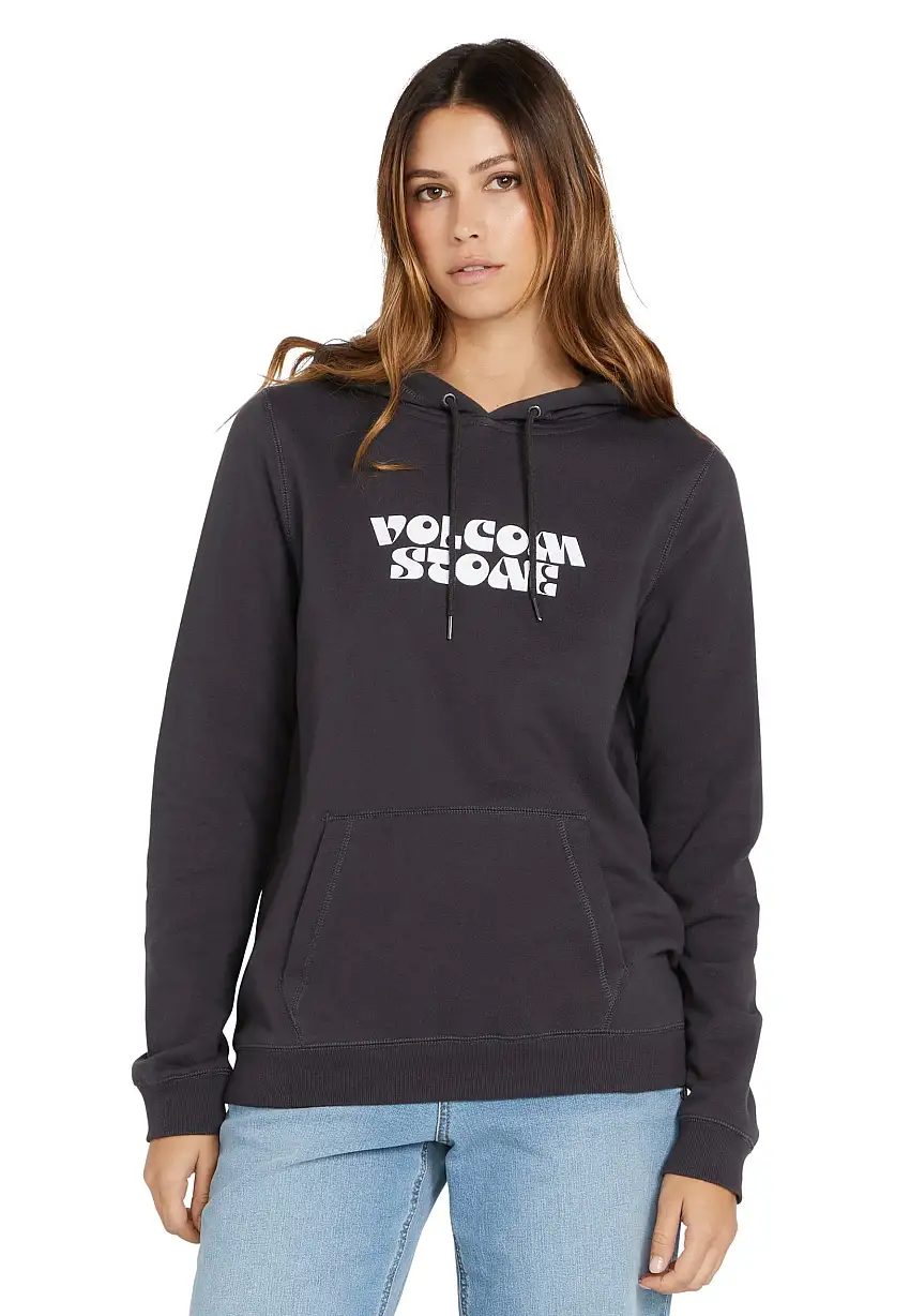 Volcom - Truly Deal Vintage Black - Felpa con cappuccio
